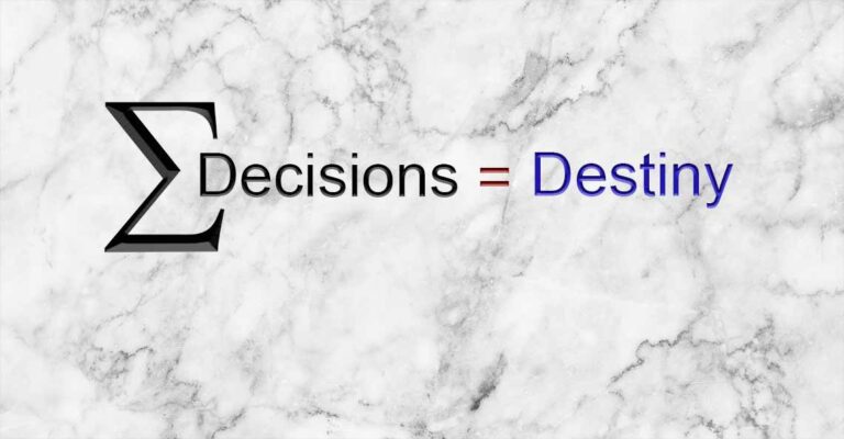 Sum of Our Decisions
