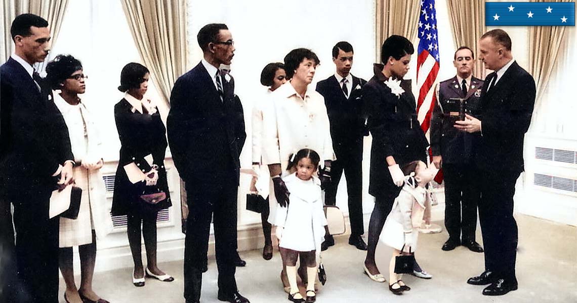 Family of Rodney Maxwell Davis White House Ceremony MOH