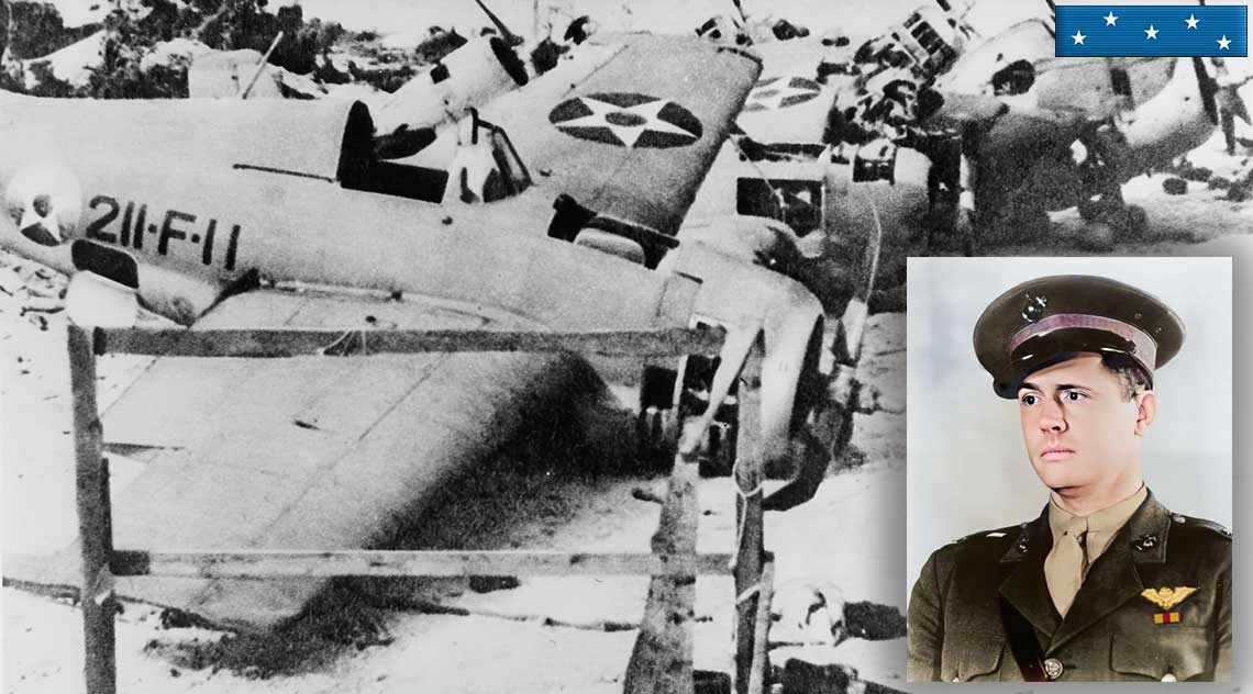 Elrod Henry Talmage Wreckage Wake Island