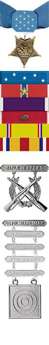 Aquila J Dyes MOH Medals