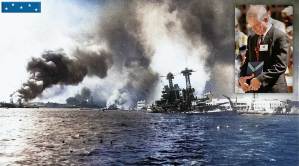 USS California in Pearl Harbor and MOH recipient Jackson Pharris