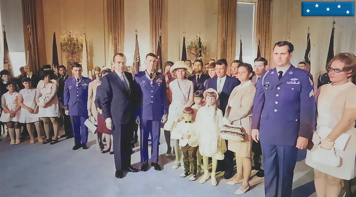 Ronald Eric Ray MOH Ceremony White House Nixon