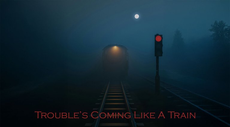 Troubles Coming Like a Train