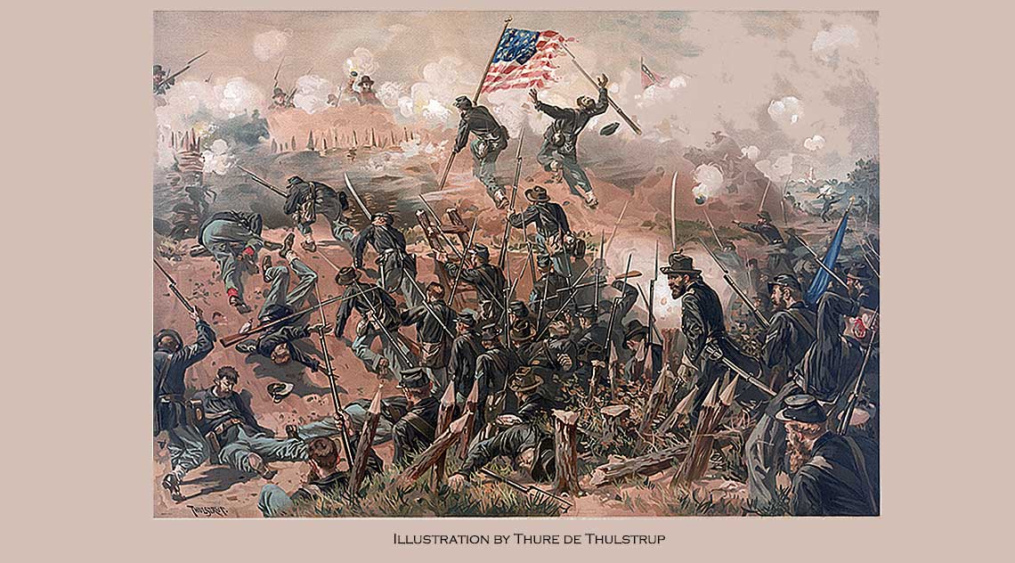 Siege of Vicksburg by Thure de Thulstrup