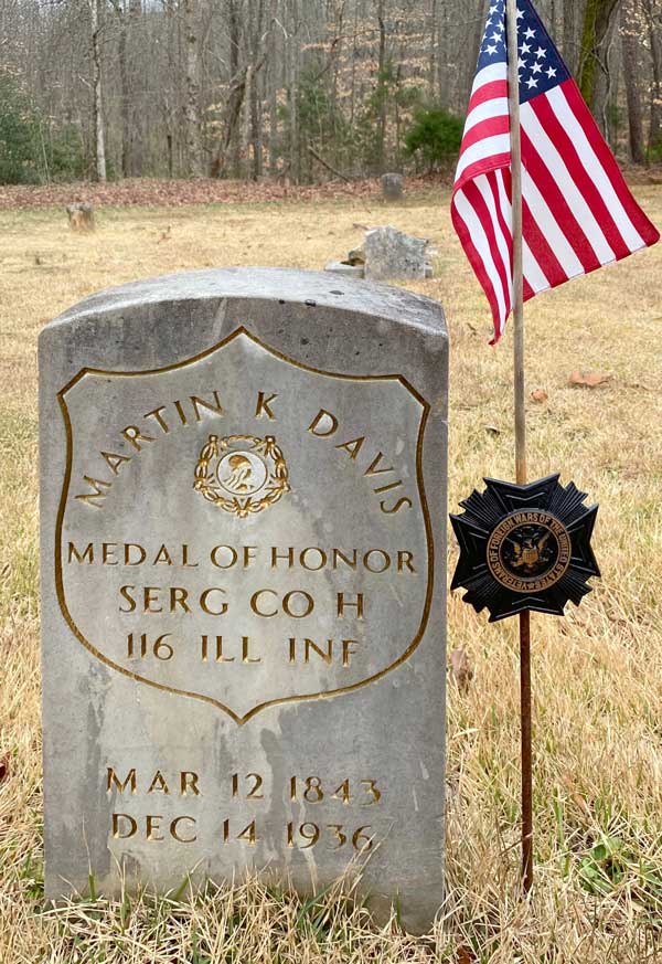 Martin K Davis Gravestone, Demorest, Georgia