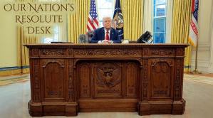 The Resolute Desk and President Trump