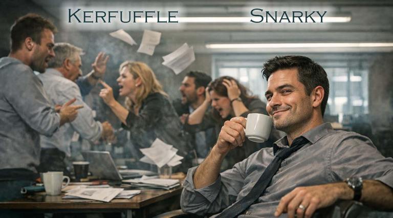 Two Words: Kerfuffle & Snarky