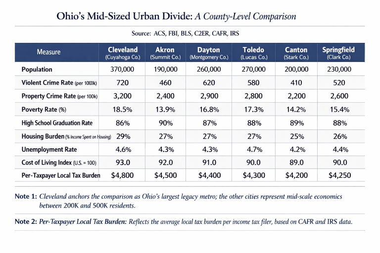 Rebuilding America Ohio Mid-Sized Urban Divide