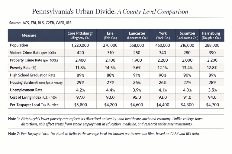 Rebuilding America Pennsylvania's Urban Divide